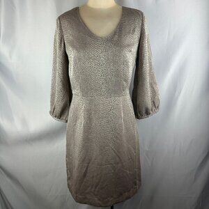 Banana Republic Snakeskin Keyhole Midi Dress